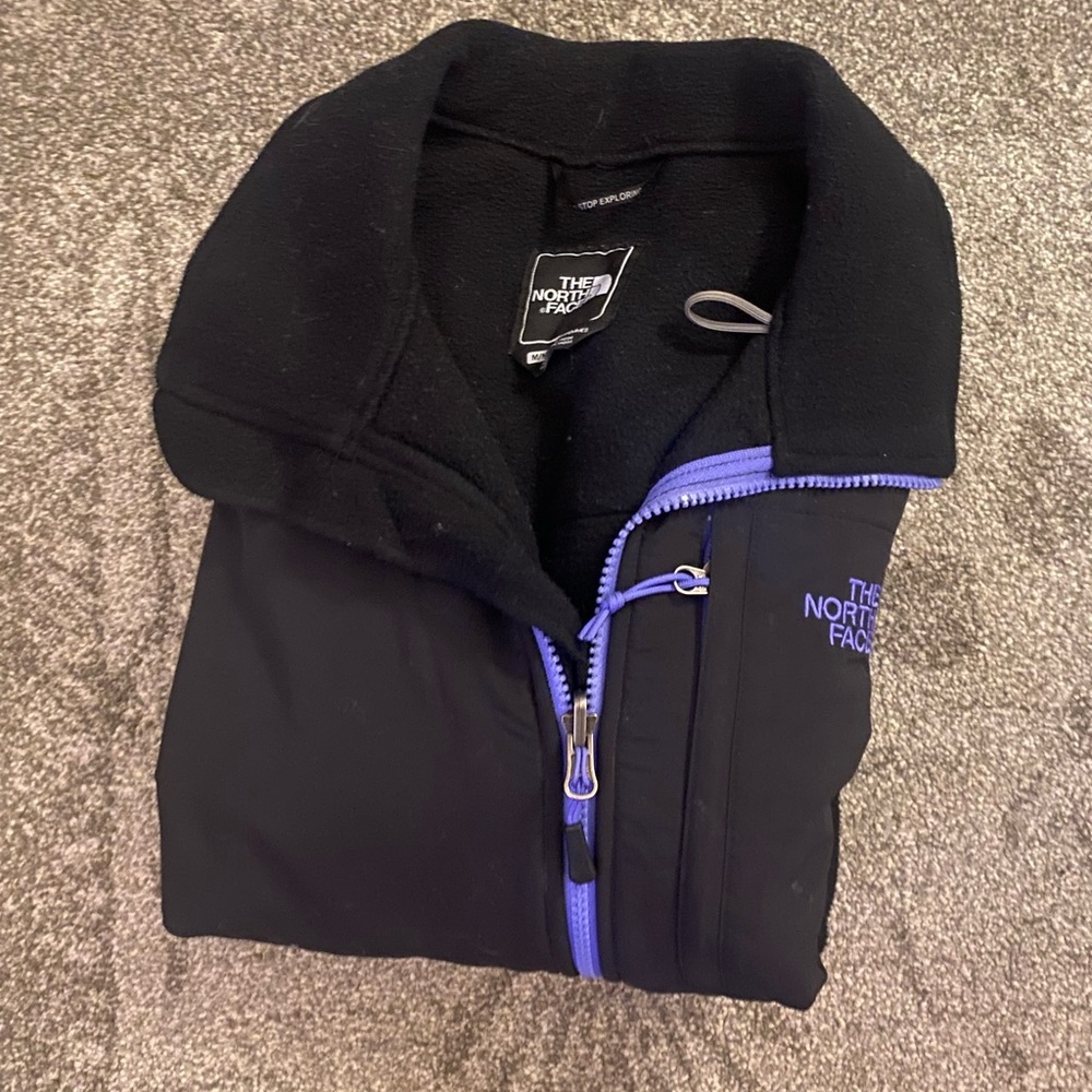 The North Face Black and Purple Fleece Coat - Picture 11 of 12